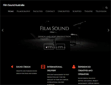Tablet Screenshot of filmsoundaustralia.com